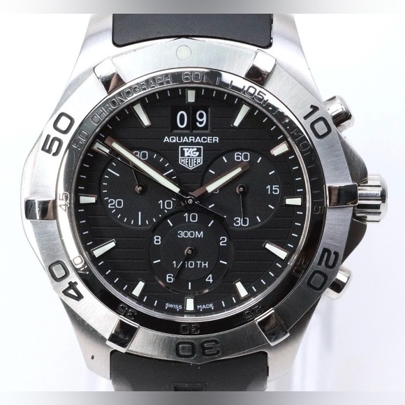 Men's Tag Heuer Aqua Racer Chronograph Watch - Picture 9 of 9